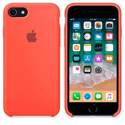 Чехол-накладка Silicone Case Apple iPhone 6, iPhone 6S Orange