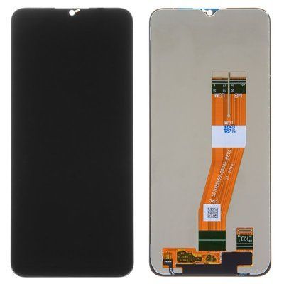 Дисплей для Samsung A025F Galaxy A02S с сенсором черный (161*72) (GH81-18456A) ORIGINAL