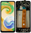 Дисплей для Samsung Galaxy A04s A047F с сенсором и рамкой черный (GH82-29806A) ORIGINAL