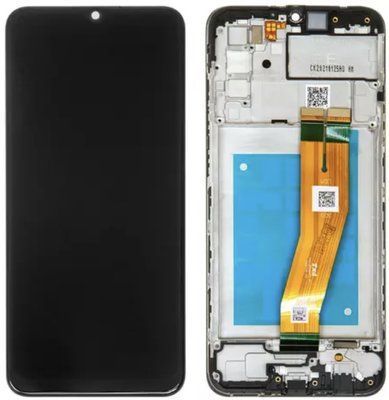 Дисплей для Samsung A025G Galaxy A02S c сенсором и рамкой черный (GH81-18456A) ORIGINAL