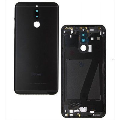 Задняя крышка для Huawei Mate 10 lite RNE-L01, RNE-L21 черная, со стеклом камеры