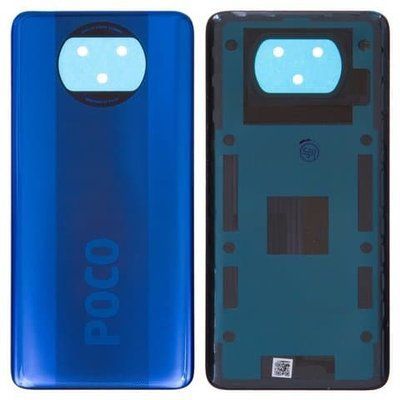 Задняя крышка для Xiaomi Poco X3, X3 NFC синяя