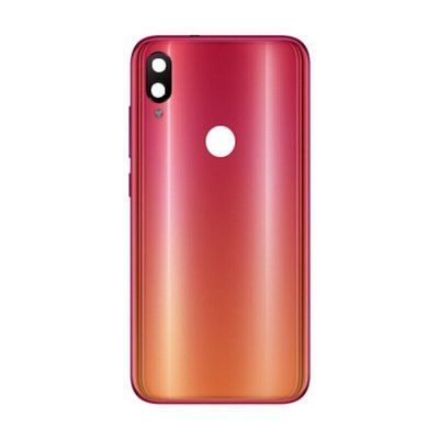 Задня кришка для Xiaomi Mi Play, зі склом камери червона