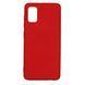 Чехол-накладка Silicone Case Samsung Galaxy A41 (2020) A415F Red