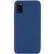 Чохол-накладка Silicone Case Samsung Galaxy A41 (2020) A415F Blue