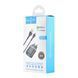 Зарядный блок Hoco C12Q (1USB, 3A, QC 3.0, 18W) + кабель Micro USB черный