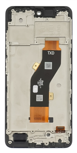 Дисплей для Tecno Spark 20 (KJ5n) с рамкой черный