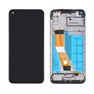 Дисплей для Samsung Galaxy A11 A115 с сенсором и рамкой черный (GH81-18760A, GH96-18907A) ORIGINAL