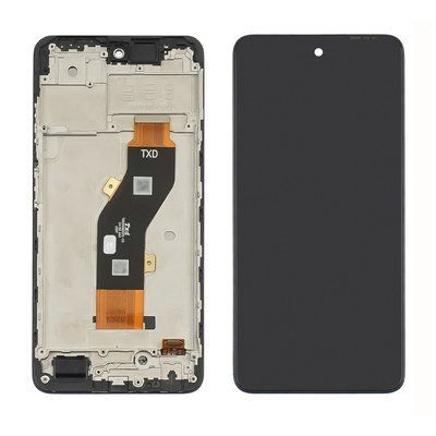 Дисплей для Tecno Spark 20 (KJ5n) з рамкою чорний
