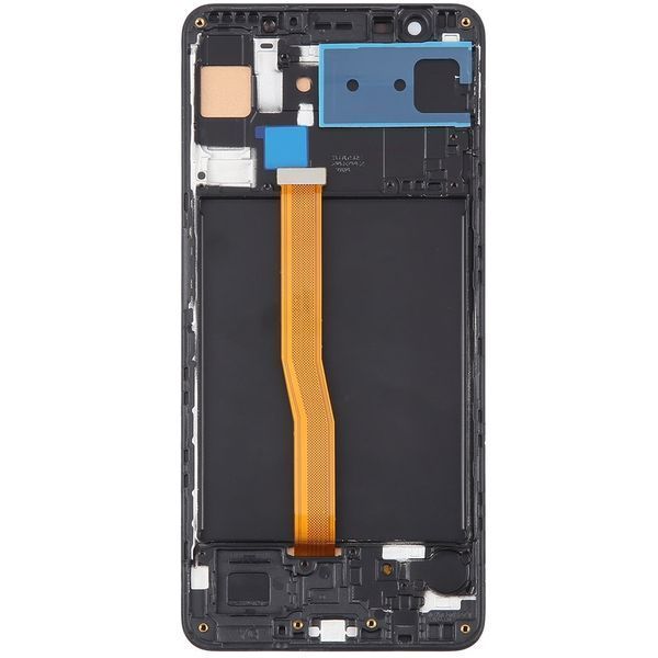 Дисплей для Samsung A750 Galaxy A7 2018 с рамкой черный OLED