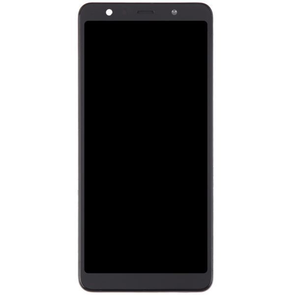 Дисплей для Samsung A750 Galaxy A7 2018 с рамкой черный OLED