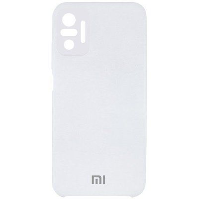 Чехол-накладка Silicone Case Xiaomi Redmi Note 10, Redmi Note 10 Pro (2020) White