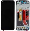 Дисплей для Oppo A53 4G 2020, A53s, A32, A33, A73 5G, Realme 7i, C17 с сенсором и рамкой черный