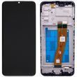 Дисплей для Samsung A025F Galaxy A02s, M025 Galaxy M02s з сенсором та рамкою чорний