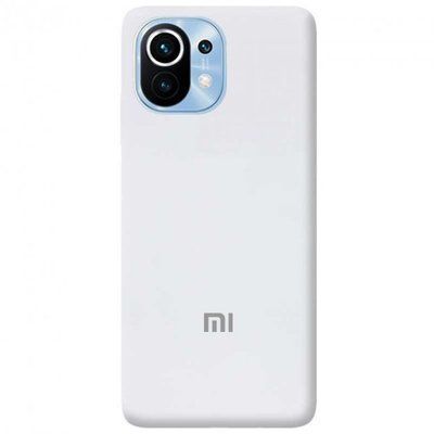 Чехол-накладка Silicone Case Xiaomi Mi 11 Lite White