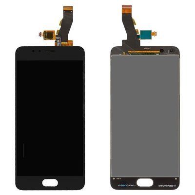 Дисплей для Meizu M5s M612H з сенсором чорний