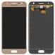 Дисплей для Samsung J330 Galaxy J3 2017 з сенсором золотий (GH96-10990A) ORIGINAL