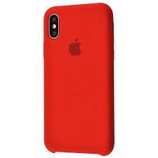 Чехол-накладка Silicone Case Apple iPhone XS Red