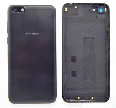 Задняя крышка для Huawei Honor 7A Pro AUM-L29 без отверстия под сканер черная