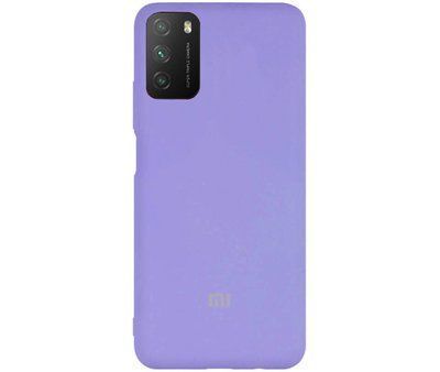 Чехол-накладка Silicone Case Xiaomi Poco M3 Lilac Cream