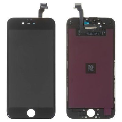 Дисплей для Apple iPhone 6 з сенсором, копія високої якості чорний