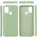 Чохол-накладка Silicone Case Samsung Galaxy A21s (2020) A217F Fluorescent Green