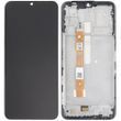Дисплей для Vivo Y52 5G, Y53s 5G с сенсором и рамкой черный