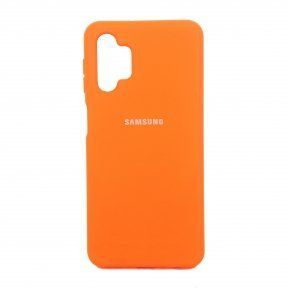 Чехол-накладка Silicone Case Samsung Galaxy A32 (2021) A325F Orange