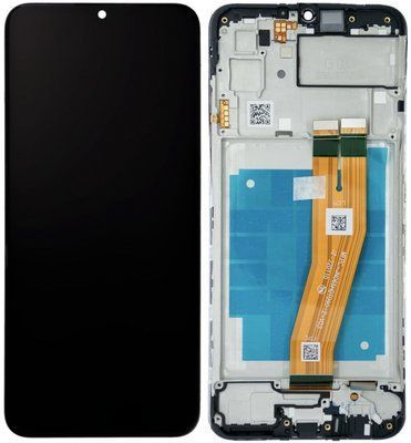 Дисплей для Samsung Galaxy A03 A035F с сенсором и рамкой черный