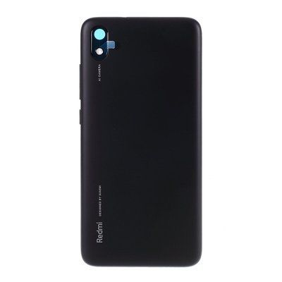Задняя крышка для Xiaomi Redmi 7A, со стеклом камеры черная