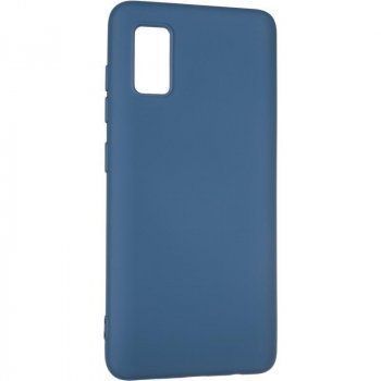 Чехол-накладка Silicone Case Samsung Galaxy A41 (2020) A415F Deep Lake Blue