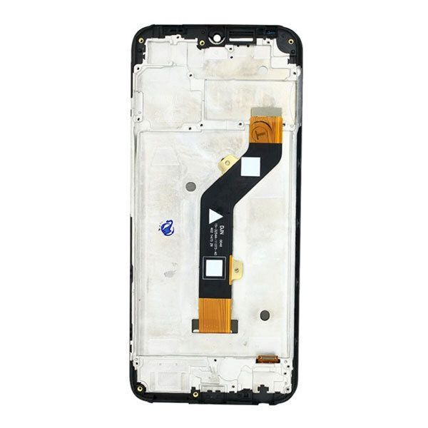Дисплей для Tecno Spark 8C (KG5K) с сенсором и рамкой черный