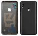 Задняя крышка для Huawei Y6 2019 MRD-LX1, Y6 Prime 2019 с отверстием под сканер черная