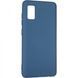 Чохол-накладка Silicone Case Samsung Galaxy A41 (2020) A415F Deep Lake Blue