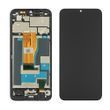 Дисплей для Realme C33 с сенсором и рамкой черный