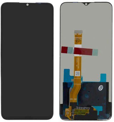Дисплей для Realme C35 з сенсором чорний