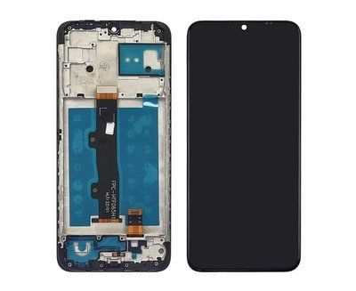 Дисплей для Motorola Moto E7i Power XT2097, Moto E7 Power (2021) з сенсором та рамкою чорний