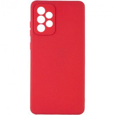 Чехол-накладка Silicone Case Samsung Galaxy A52 (2021) A525F Camelia Red