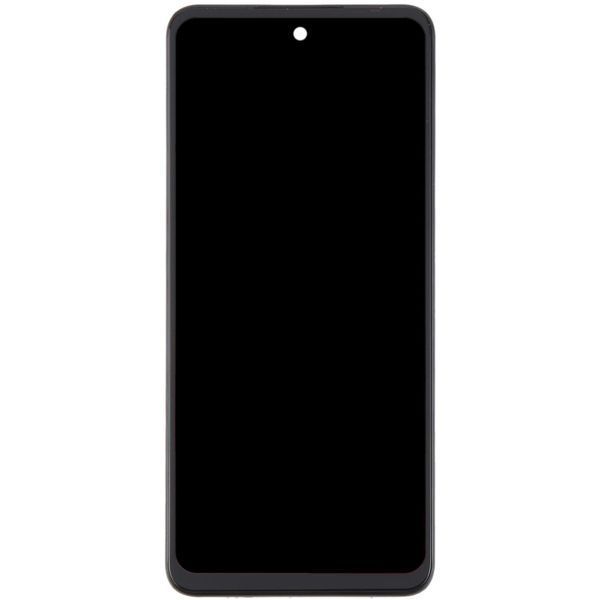 Дисплей для ZTE Blade A75 4G с рамкой черный