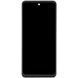 Дисплей для ZTE Blade A75 4G с рамкой черный