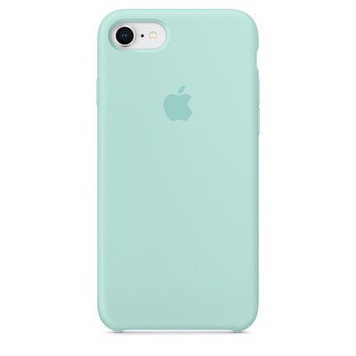Чехол-накладка Silicone Case Apple iPhone 6, iPhone 6S Marine Green