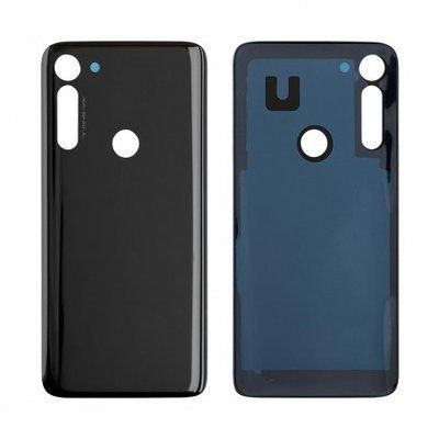 Задня кришка для Motorola XT2041 Moto G8 Power чорна Smoke Black